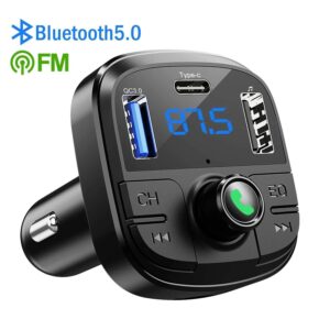 Car MP3 Bluetooth FM Transmitter – USB Charger with FM Modulator | Emirazaar UAE