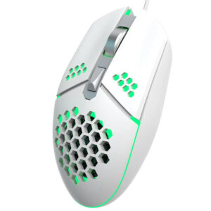 Cooling Hole Mechanical Gaming Mouse – RGB Lights, Built-in Fan, 3200 DPI | Emirazaar UAE