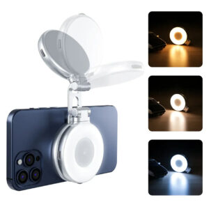TELESIN C03 Magnetic Selfie Light – Perfect Glow Anywhere